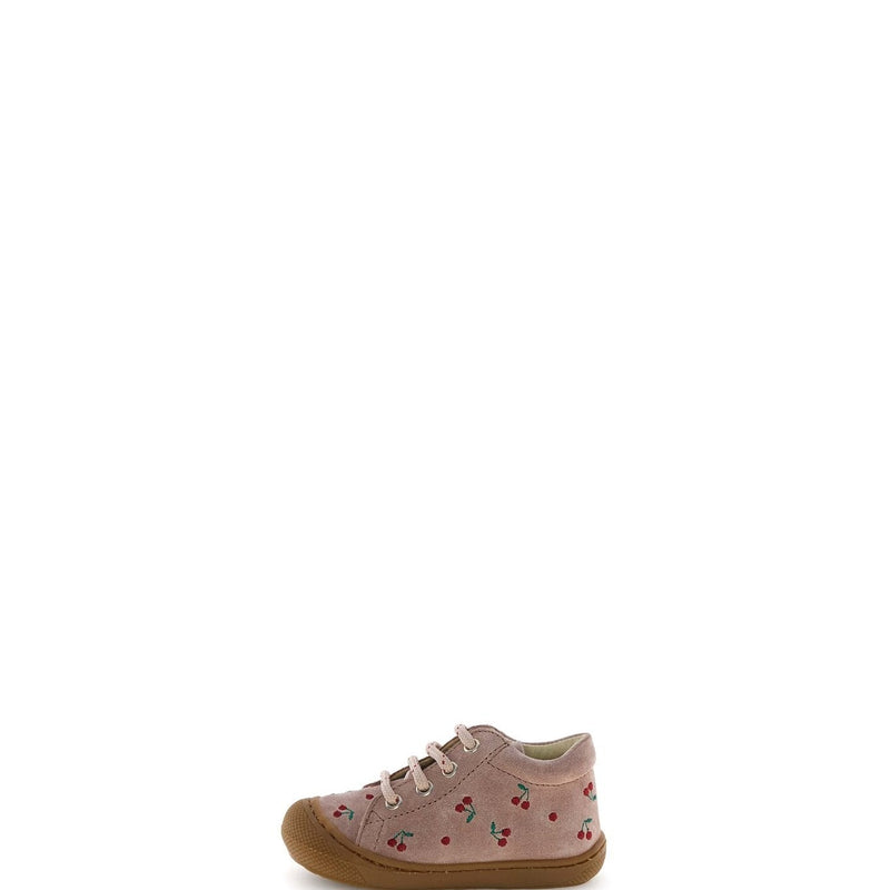 Naturino Cocoon Embr Cherry Suede Rose