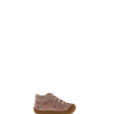 Naturino Cocoon Embr Cherry Suede Rose