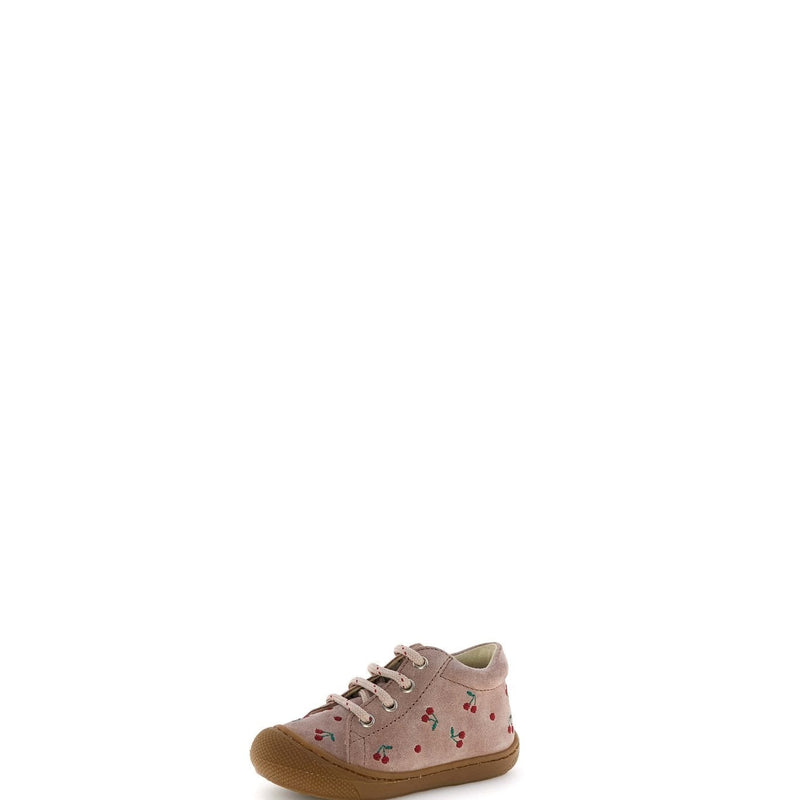Naturino Cocoon Embr Cherry Suede Rose
