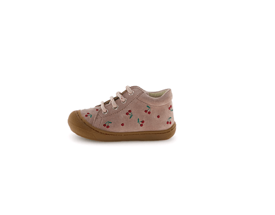 Naturino Cocoon Embr Cherry Suede Rose - Studio Play