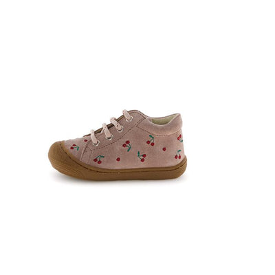 Naturino Cocoon Embr Cherry Suede Rose