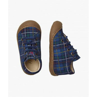 Naturino Cocoon Suede Pr. Tartan Navy Multi - Studio Play