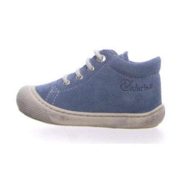 Naturino Cocoon Suede Sole Bone Celeste-Milk