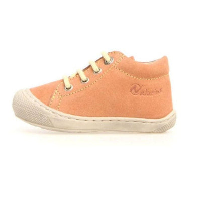 Naturino Cocoon Suede Sole Bone Pesca - Paglia - Studio Play