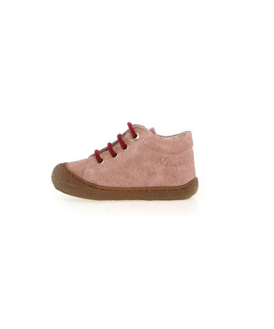 Naturino Cocoon Suede Sole Honey Rose-Berry Red