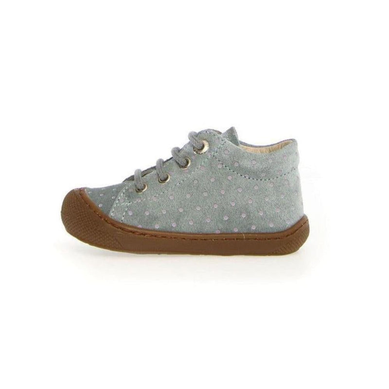 Naturino Cocoon Suede Sole Pr. Geometric Pois Sage - Magnolia - Studio Play