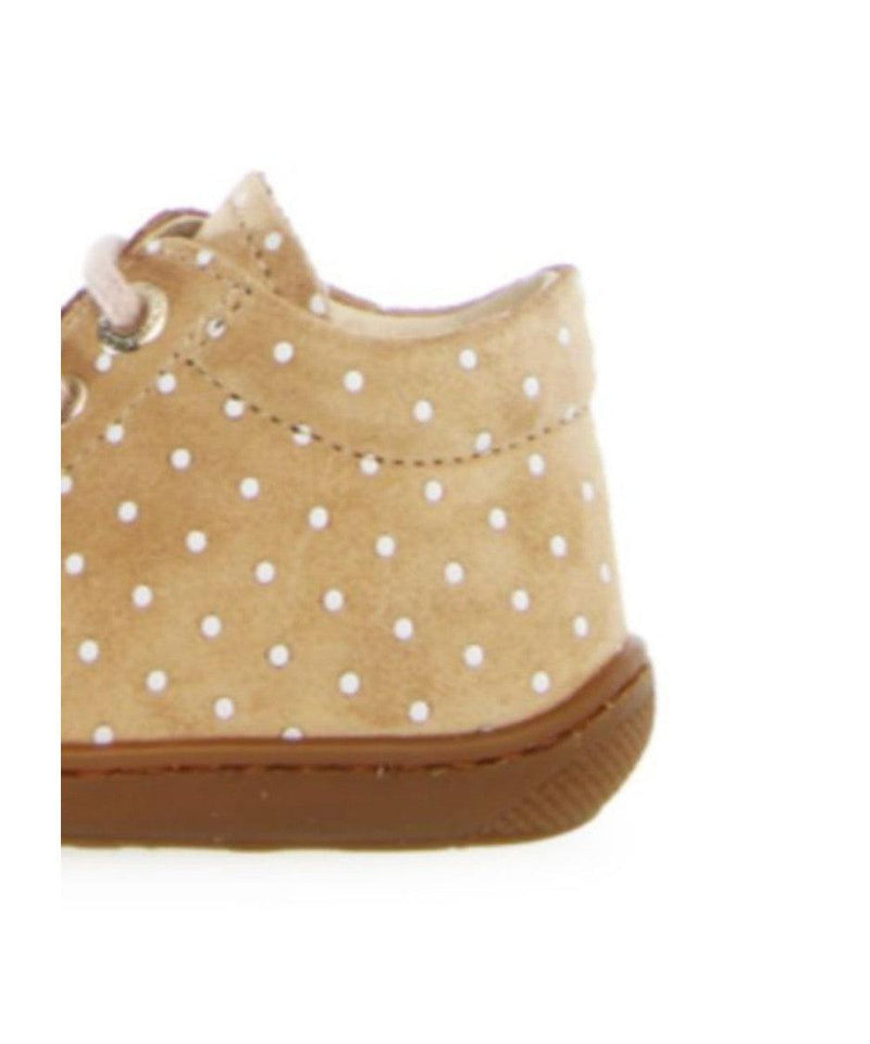 Naturino Cocoon Suede Sole Pr. Geometric Pois Sand-Milk