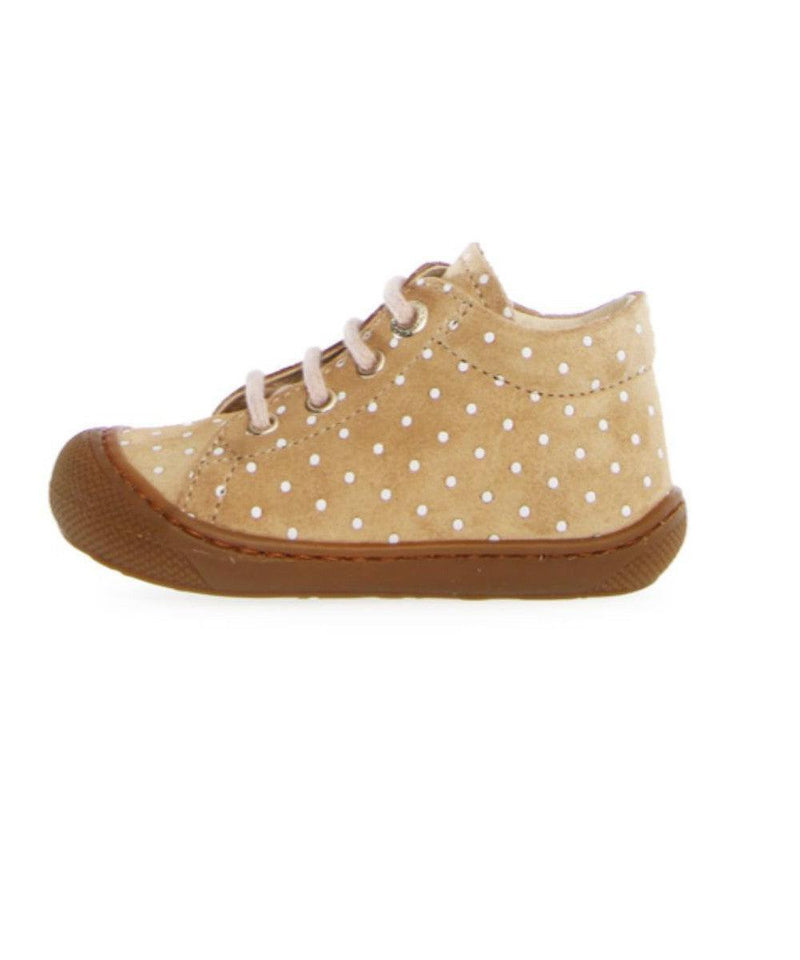 Naturino Cocoon Suede Sole Pr. Geometric Pois Sand-Milk