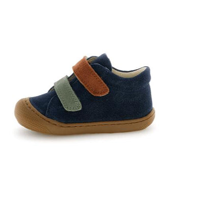 Naturino Corkel VL Suede Wax/ Suede Navy/Olive/Copper