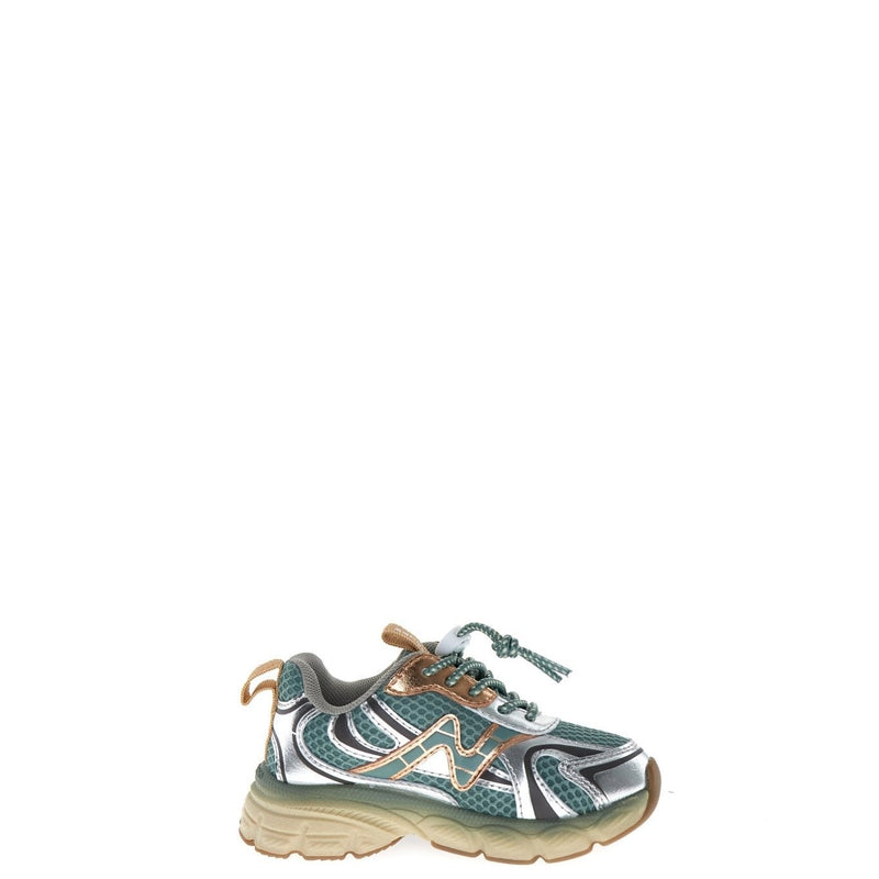 Naturino KIDS Wave Metallic Matt/ Net. Silver/ Anthracite/Sage