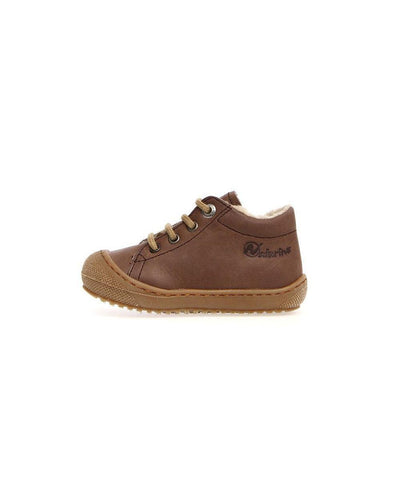 Naturino Racoon Calf Waxed Spazz. Lin. Wool Light Brown