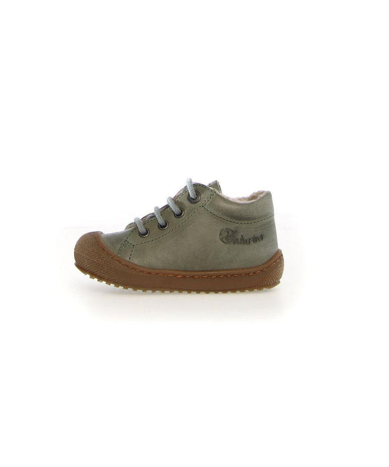 Naturino Racoon Calf Waxed Spazz. Lin. Wool Sage