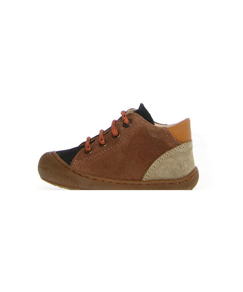 Naturino Romy Suede Wax/Suede Spazz. Anthracite-Brown-Stone