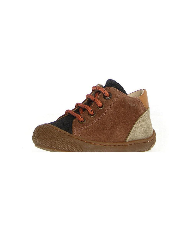 Naturino Romy Suede Wax/Suede Spazz. Anthracite-Brown-Stone