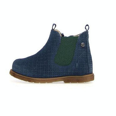 Naturino Sneaker Toddler Falcotto Winter Wood Suede Indigo - Studio Play