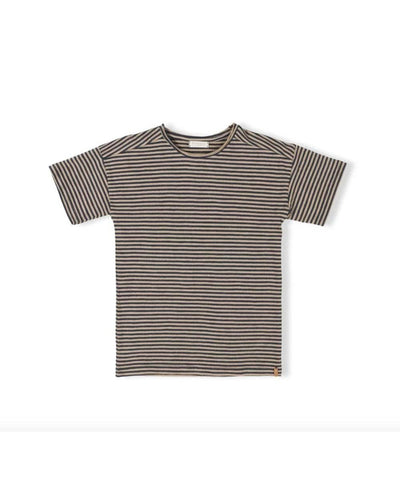 Nixnut Baby Com T-shirt Night Stripe