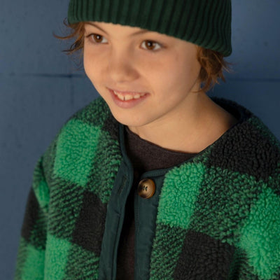 Nixnut Check Jacket Moss Checkered - Studio Play