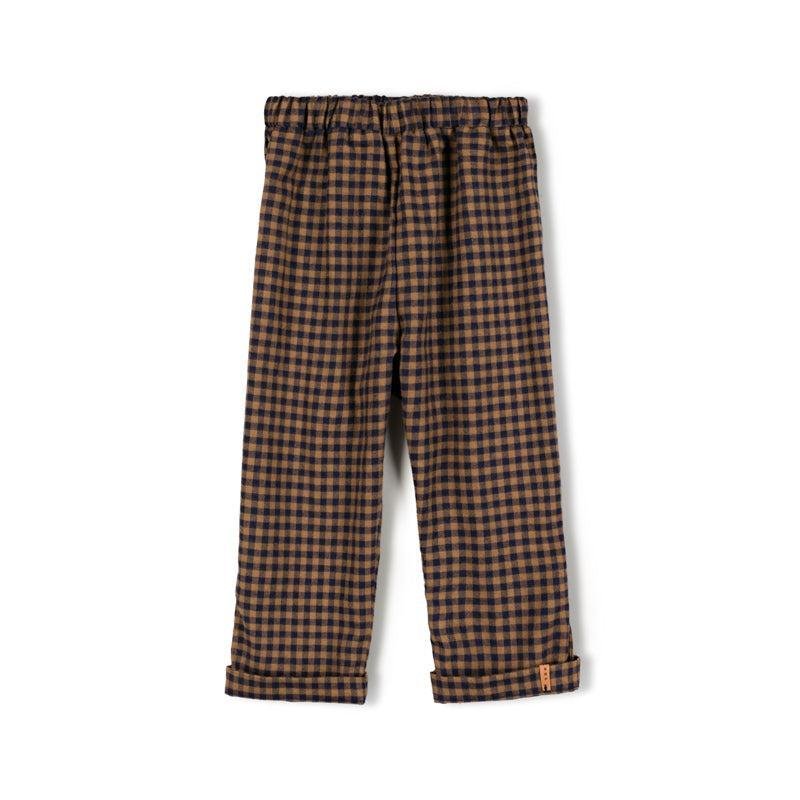 Nixnut Stic Pants Navy Checkered - Studio Play