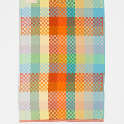 Foekje Fleur Tea Towel #57A Checkered Check