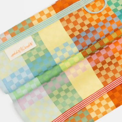 Foekje Fleur Tea Towel #57A Checkered Check
