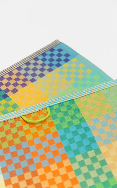 Foekje Fleur Tea Towel #57B Checkered Check