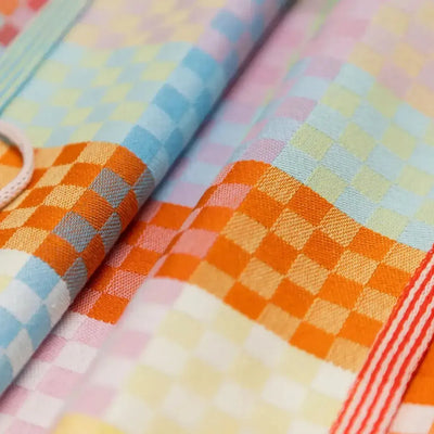 Foekje Fleur Tea Towel #58A Checkered Check