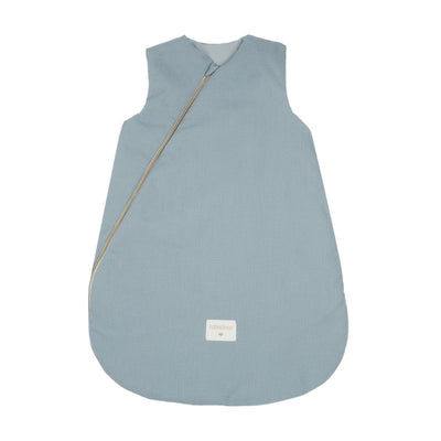 Nobodinoz Cocoon Mid Warm Sleeping Bag Stone Blue - Studio Play