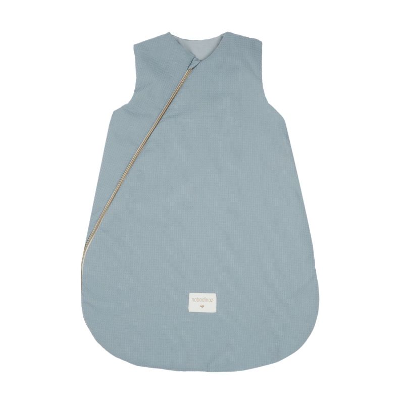 Nobodinoz Cocoon Mid Warm Sleeping Bag Stone Blue - Studio Play