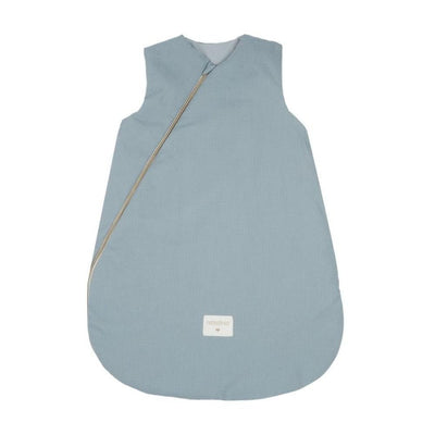 Nobodinoz Cocoon Mid Warm Sleeping Bag Stone Blue - Studio Play