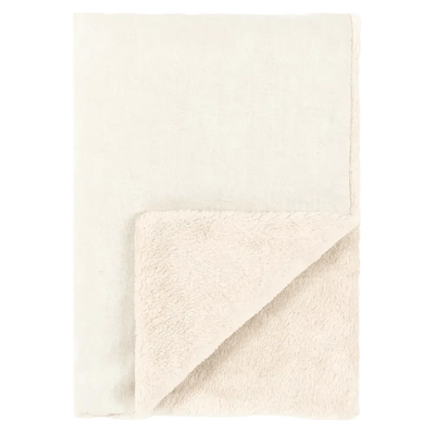 Nobodinoz Emroidered Winter Blanket Greige - Studio Play