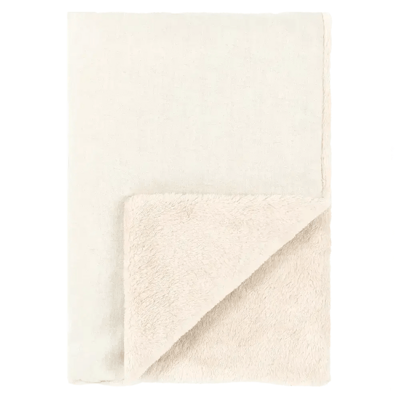 Nobodinoz Emroidered Winter Blanket Greige - Studio Play