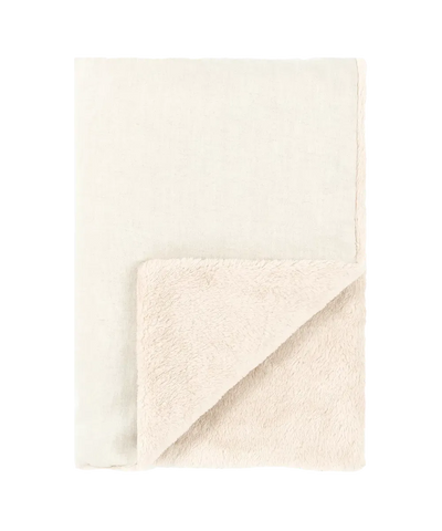 Nobodinoz Emroidered Winter Blanket Greige