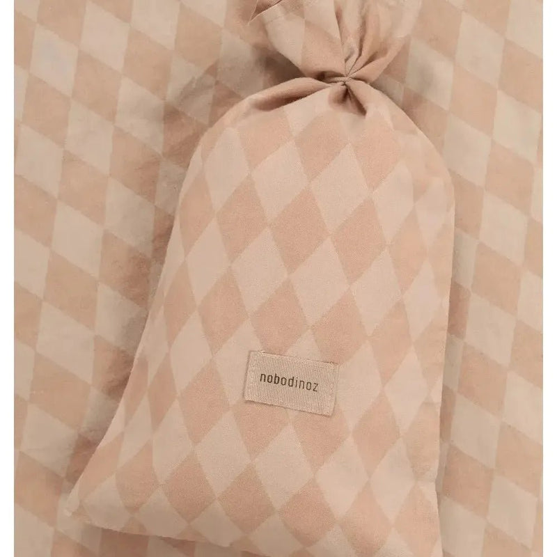 Nobodinoz Kid Duvet Cover Set Pink Harlequin - Studio Play