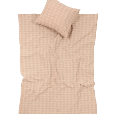 Nobodinoz Kid Duvet Cover Set Pink Harlequin - Studio Play