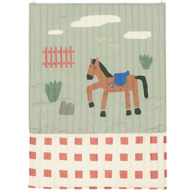 Nobodinoz Quilted Wall Organizer Vibes Horse - Studio Play