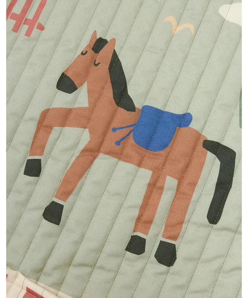 Nobodinoz Quilted Wall Organizer Vibes Horse