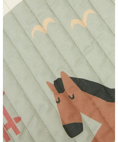 Nobodinoz Quilted Wall Organizer Vibes Horse