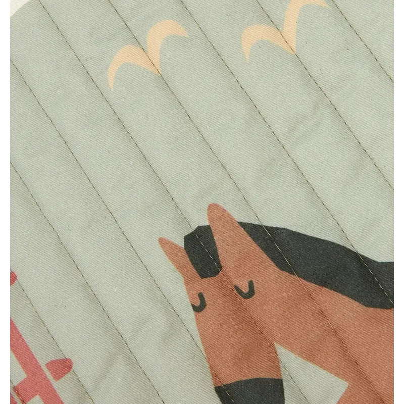Nobodinoz Quilted Wall Organizer Vibes Horse - Studio Play