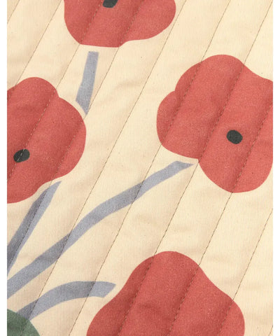 Nobodinoz Quilted Wall Organizer Vibes Poppies