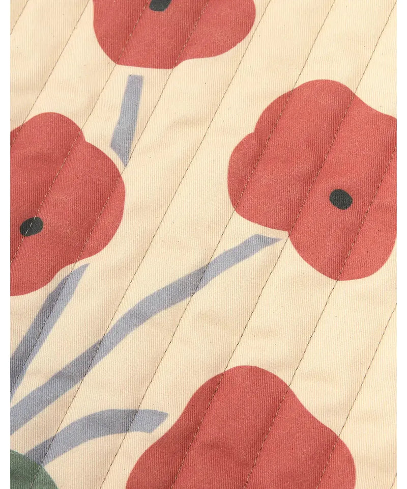 Nobodinoz Quilted Wall Organizer Vibes Poppies