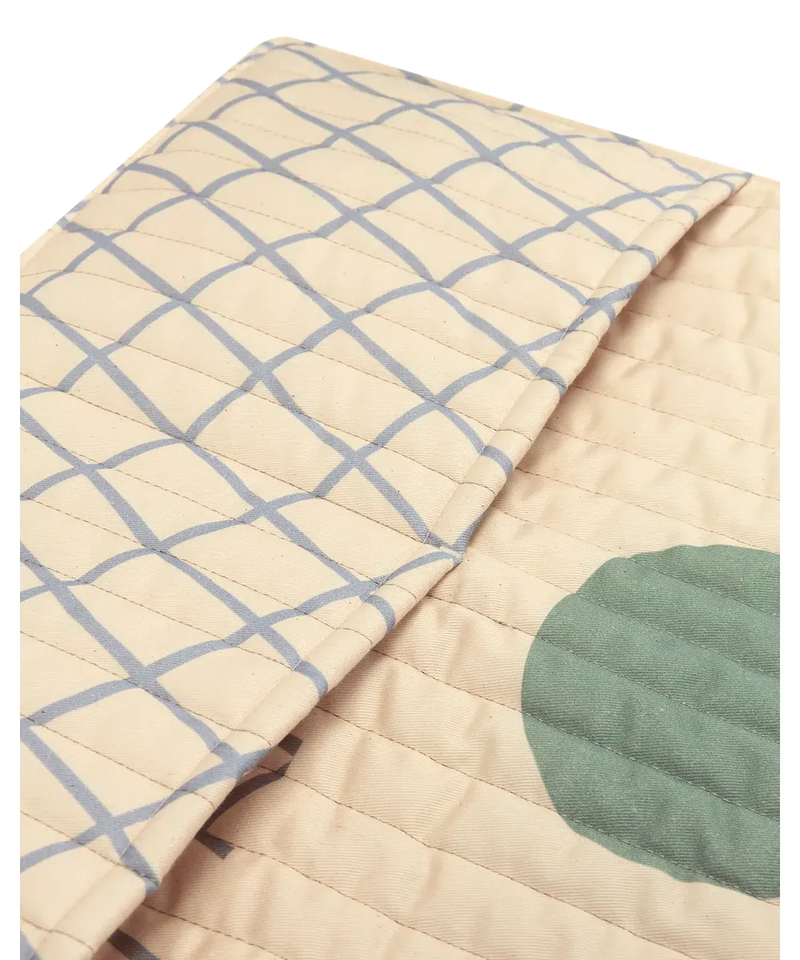Nobodinoz Quilted Wall Organizer Vibes Poppies