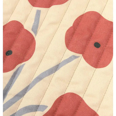 Nobodinoz Quilted Wall Organizer Vibes Poppies - Studio Play