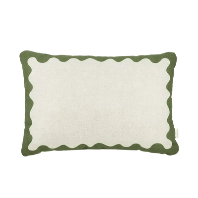 Nobodinoz Rectangular Cushion L Green - Studio Play