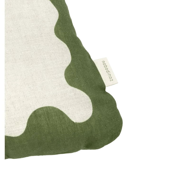 Nobodinoz Rectangular Cushion L Green - Studio Play