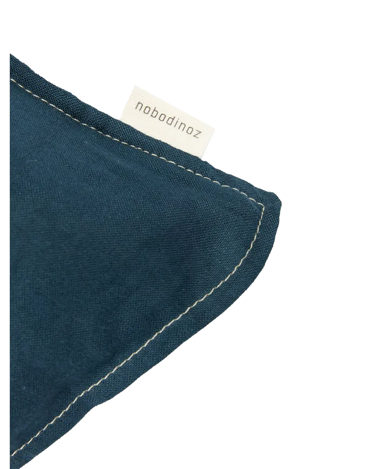 Nobodinoz Square Cushion Deep Blue