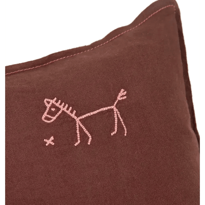 Nobodinoz Square Cushion Prune - Studio Play