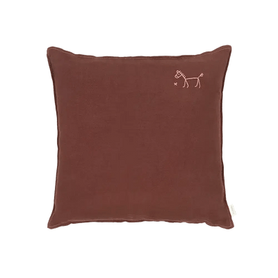 Nobodinoz Square Cushion Prune - Studio Play