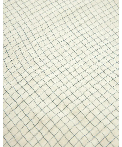 Nobodinoz Washed Duvet Cover Set Blue Grid