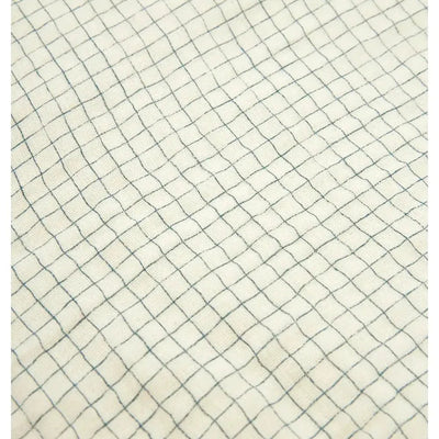 Nobodinoz Washed Muslin Single Duvet Cover Blue Grid - Studio Play