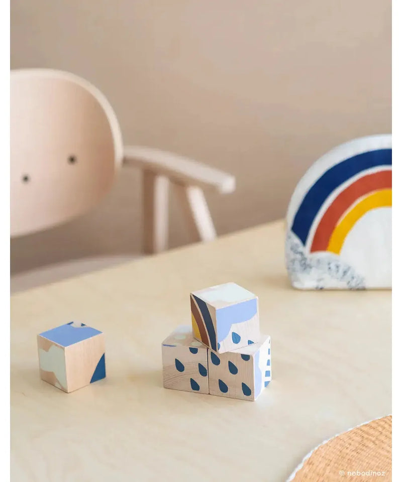 Nobodinoz Wooden Cubes Weather